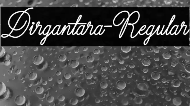 Dirgantara-Regular Font examples