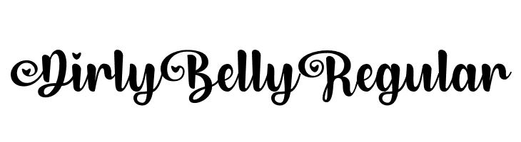 Dirly Belly Regular  नि: शुल्क फ़ॉन्ट्स डाउनलोड