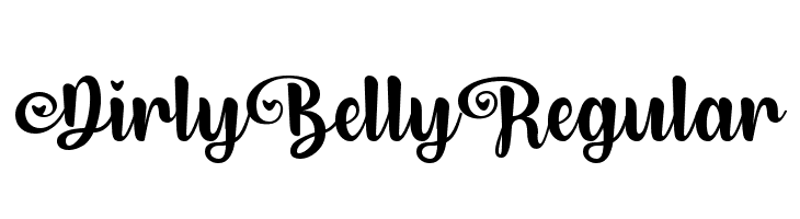 Dirly Belly Regular  免费字体下载
