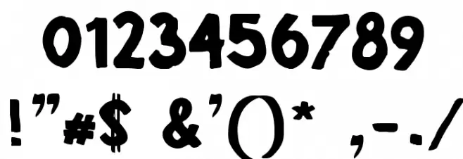 Dirt Road Font OTHER CHARS