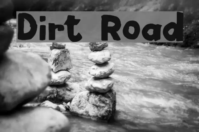 Dirt Road Font examples