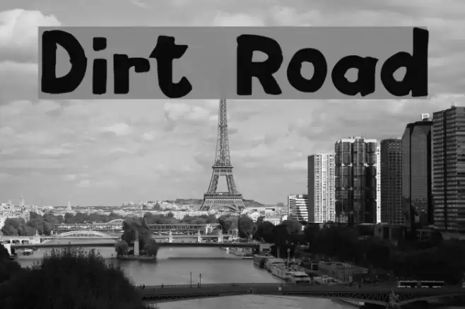 Dirt Road Font examples