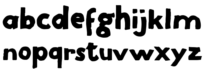 Dirt Road Font LOWERCASE