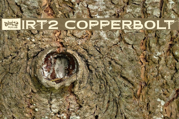 Dirt2 Copperbolt Font examples