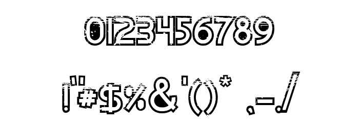 Dirt2 Echo Font Alte caractere