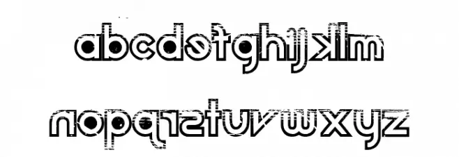 Dirt2 Echo フォント 大文字