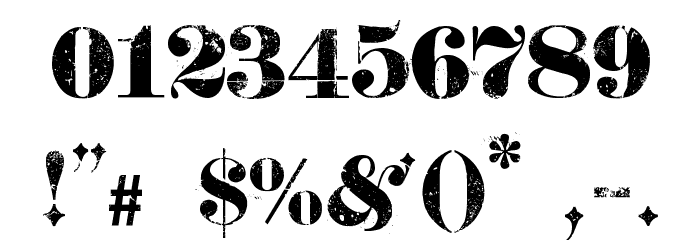 Dirt2 SoulStalker - Dirt2.com Font OTHER CHARS