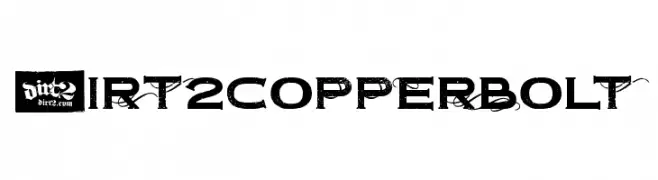 Dirt2Copperbolt  les polices de caractères gratuit tlcharger