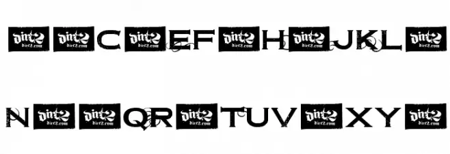 Dirt2Copperbolt 字体 大写
