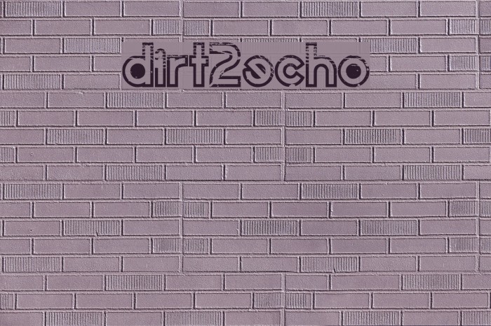 Dirt2Echo Font examples