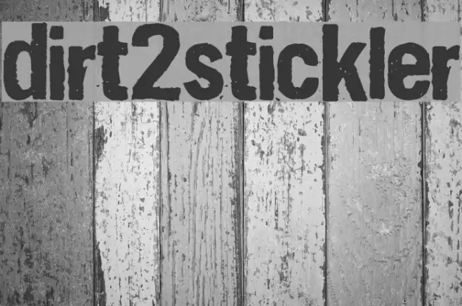 Dirt2Stickler Example 1