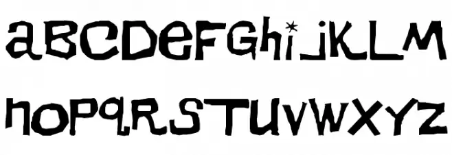 DirtDevil Fonte MINÚSCULAS