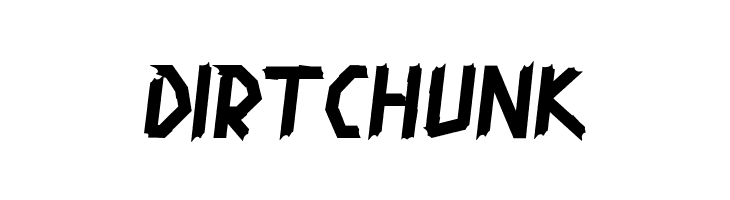 Dirtchunk  font caratteri gratis