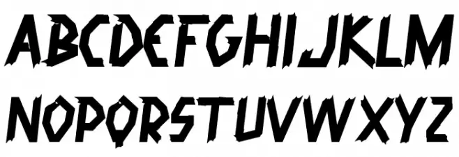 Dirtchunk Fonte MAIÚSCULAS