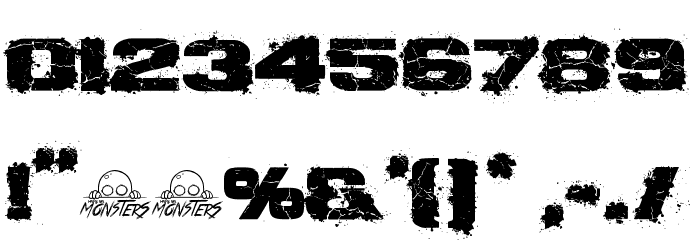 Dirtee Box Font OTHER CHARS