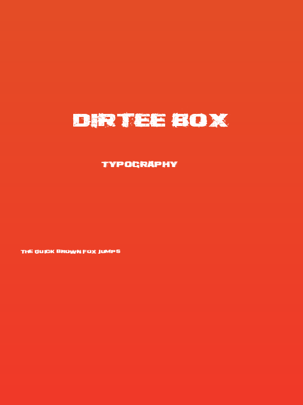 Dirtee Box Poster