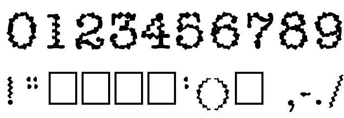 Dirtee Font OTHER CHARS