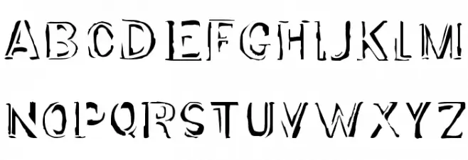 Dirtfont Fonte MAIÚSCULAS