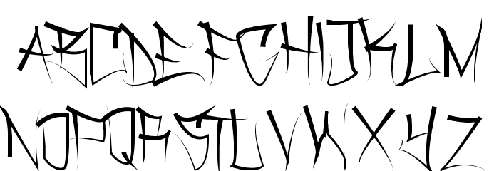 Dirtgrub Graffiti Fonte MINÚSCULAS