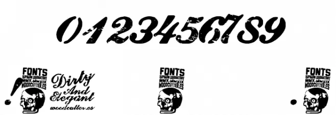 Dirty And Elegant फ़ॉन्ट अन्य घर का काम