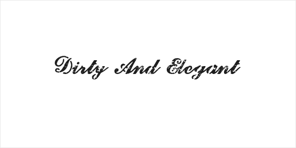 Dirty And Elegant Logo