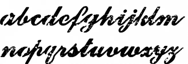 Dirty And Elegant फ़ॉन्ट लोअरकेस