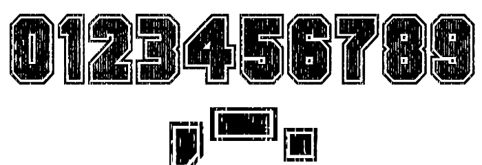 Dirty Bowl 86 Font OTHER CHARS