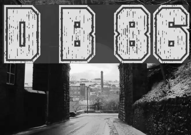 Dirty Bowl 86 Font examples