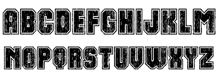 Dirty Bowl 86 Font LOWERCASE