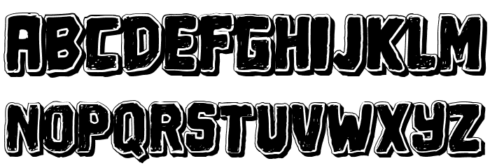 Dirty Brush Regular Font OTHER CHARS