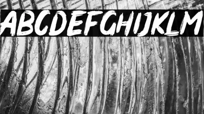 Dirty Brush Font examples