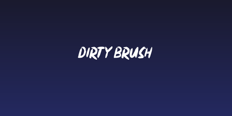 Dirty Brush Social Header