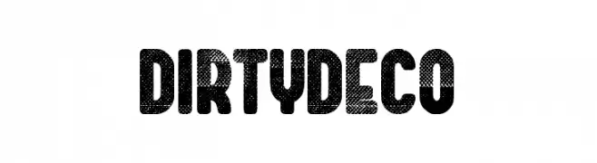 Dirty Deco  Frei Schriftart Herunterladen