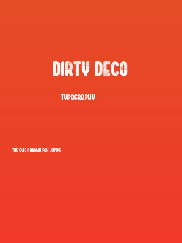Dirty Deco Poster