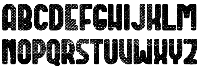 Dirty Deco Font LOWERCASE