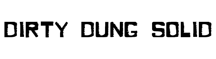 Dirty Dung Solid  免费字体下载