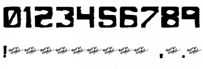 Dirty Dung Solid Font OTHER CHARS