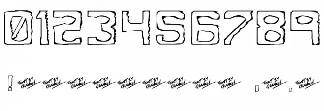 Dirty Dung Font OTHER CHARS