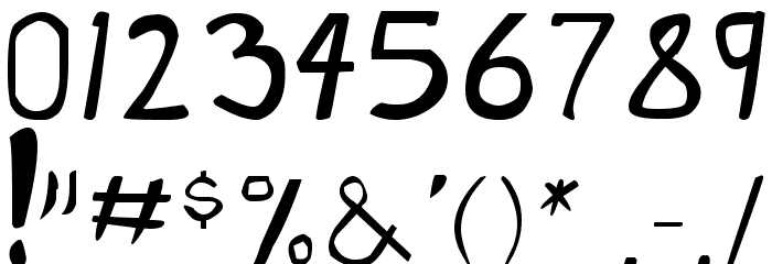 Dirty Duo Bold Font OTHER CHARS