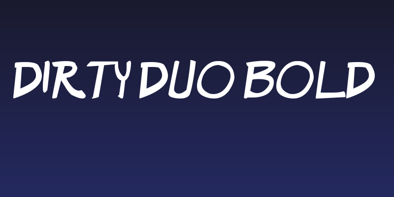Dirty Duo Bold Social Header