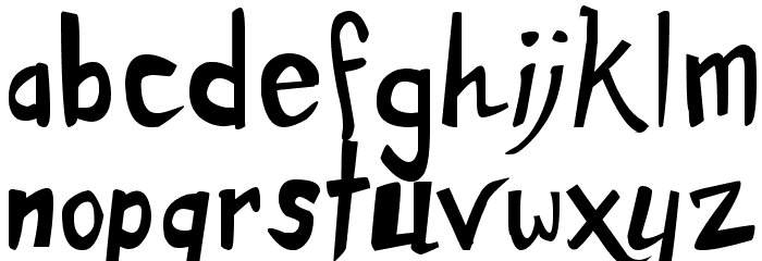 Dirty Duo Bold Font LOWERCASE