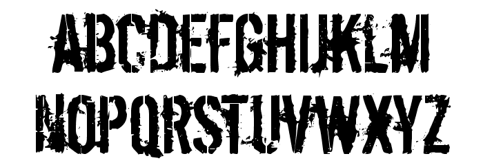 Dirty Ego Font LOWERCASE