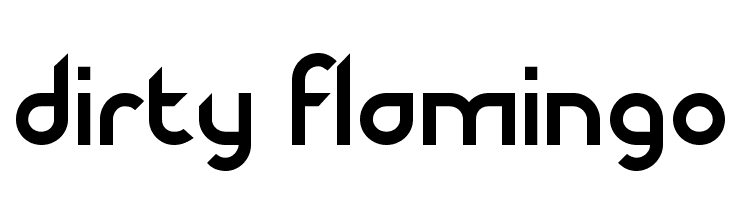 Dirty Flamingo Font