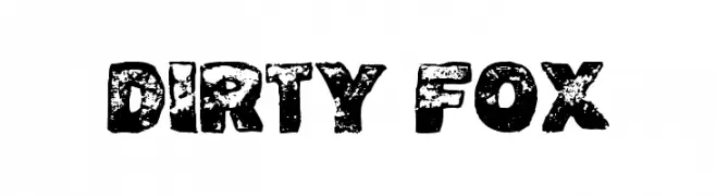 Dirty Fox  Frei Schriftart Herunterladen