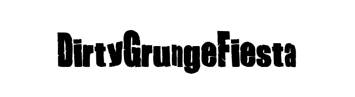 Dirty Grunge Fiesta  フリーフォントのダウンロード