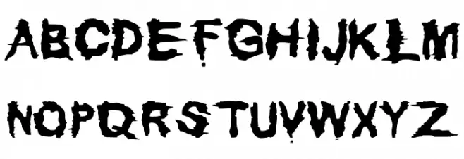 Dirty Grunge Шрифта ВЕРХНИЙ