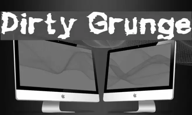 Dirty Grunge Font examples