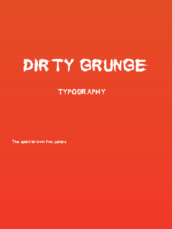 Dirty Grunge Poster