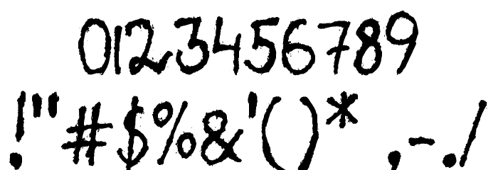 Dirty Harold Font OTHER CHARS