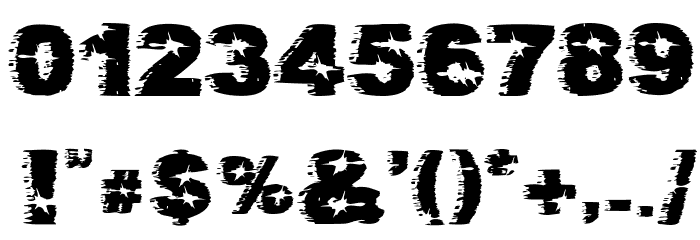 Dirty Harry Font OTHER CHARS
